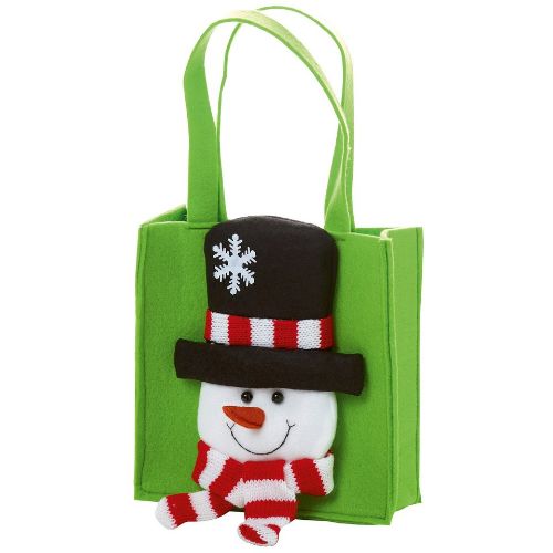 The Christmas Shop Christmas Character Bag Snowman